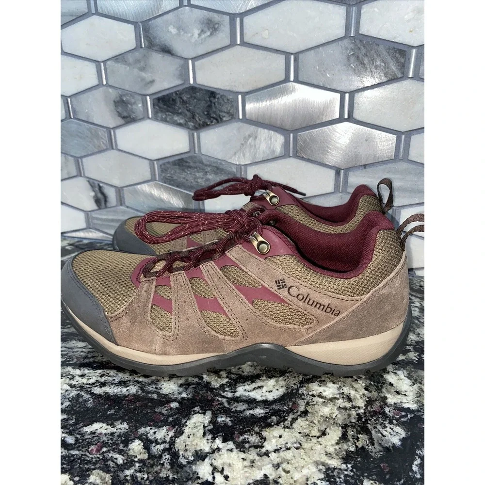 Columbia Womens Redmond V2 BL0830 Dark Truffle/Rich Wine 206‎ sz 9.5